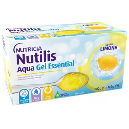 Danone Nutricia Soc. Ben. Nutilis Aqua Gel Limone 4 Pezzi Da 125 G Danone Nutricia Soc. Ben. - 1