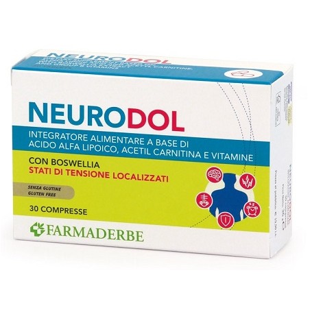 Farmaderbe Neurodol Acido Lipoico 30 Compresse Farmaderbe - 1