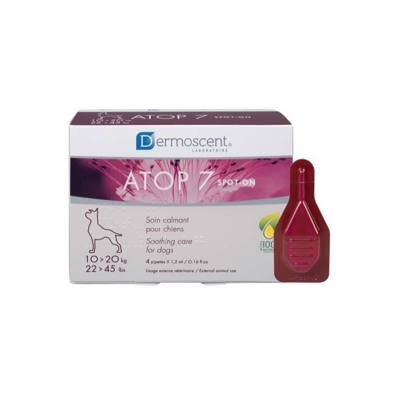 Ldca Atop 7 Spot-on Dogs&cats 10-20 Kg 4 Pipette X 1,2 Ml Ldca - 1