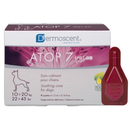 Ldca Atop 7 Spot-on Dogs&cats 10-20 Kg 4 Pipette X 1,2 Ml Ldca - 1