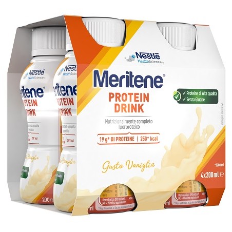 Nestle' It. Meritene Drink Vaniglia 4 Pezzi Da 200 Ml Nestle' It. - 1