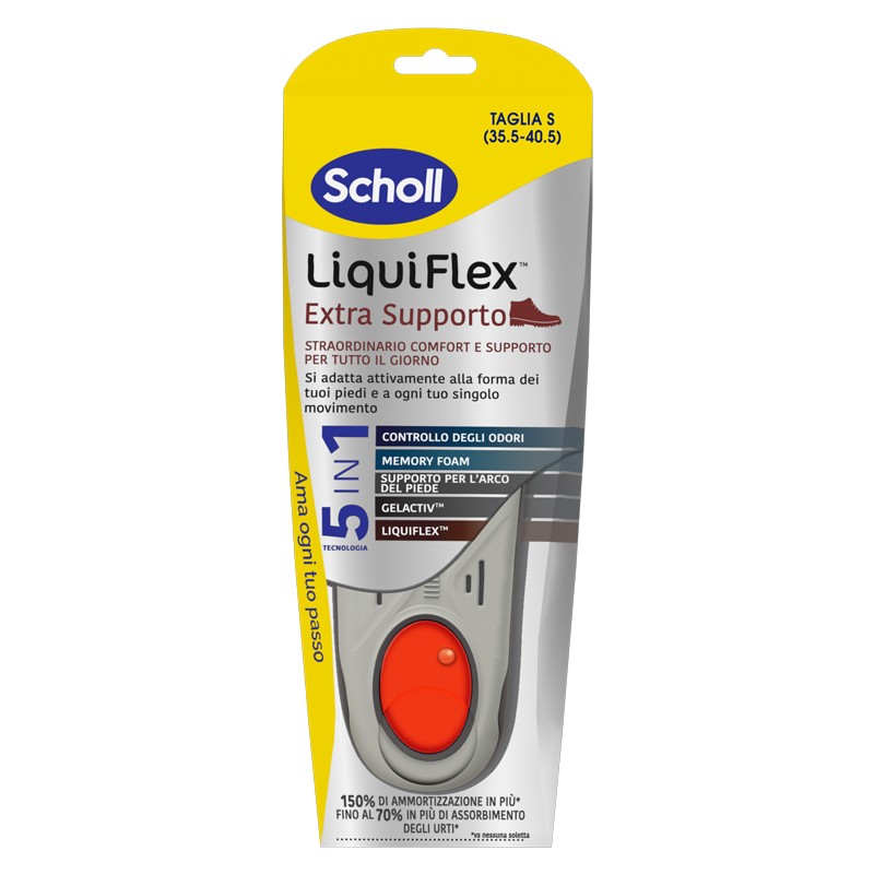 Scholl's Wellness Company Scholl Liquiflex Extra Support Taglia Small Scholl's Wellness Company - 1