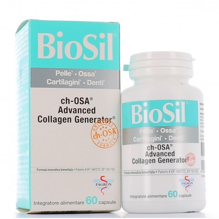 Biosil Integratore per Capelli Pelle e Unghie 60 Capsule  - 1