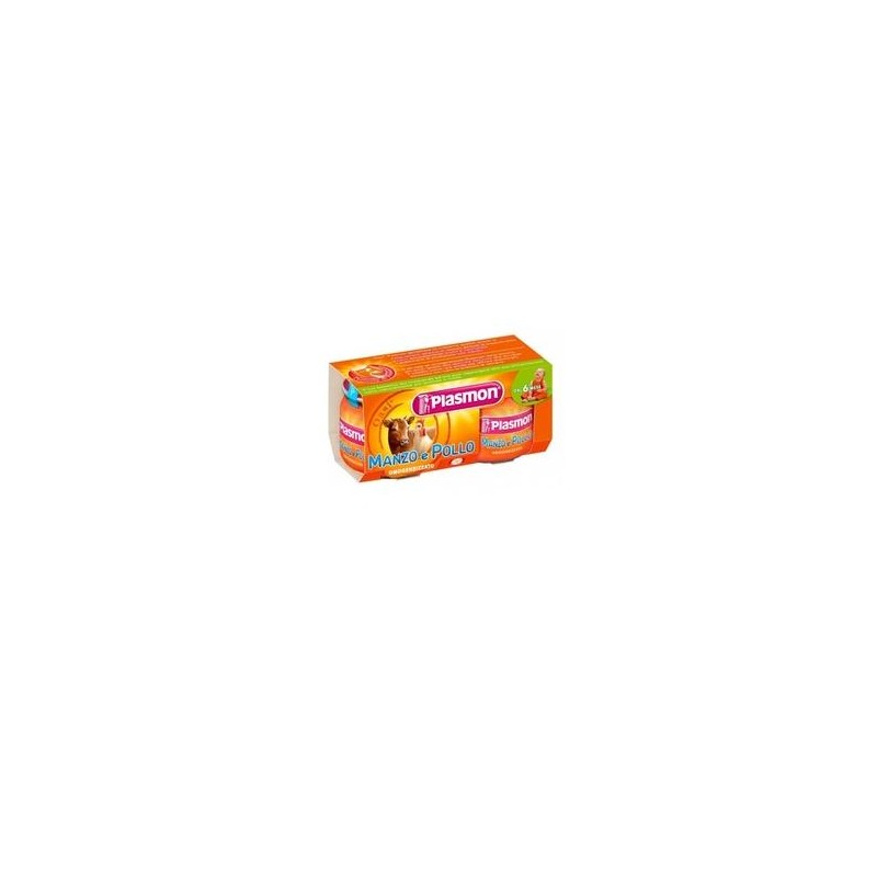 Plasmon Omogeneizzato Manzo/pollo 80 G X 2 Pezzi Plasmon - 1