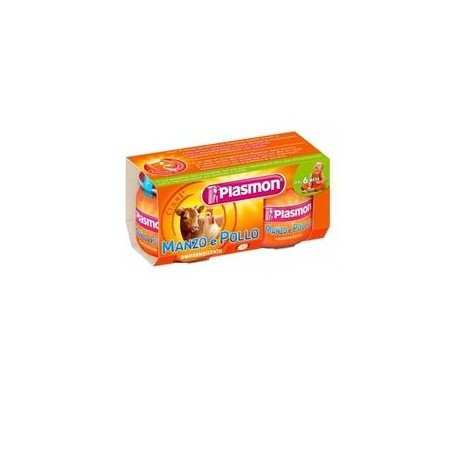 Plasmon Omogeneizzato Manzo/pollo 80 G X 2 Pezzi Plasmon - 1