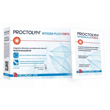 Recordati Proctolyn Integra Plus Forte 14 Bustine - Rimedi vari - 985496773 - Recordati - € 17,31