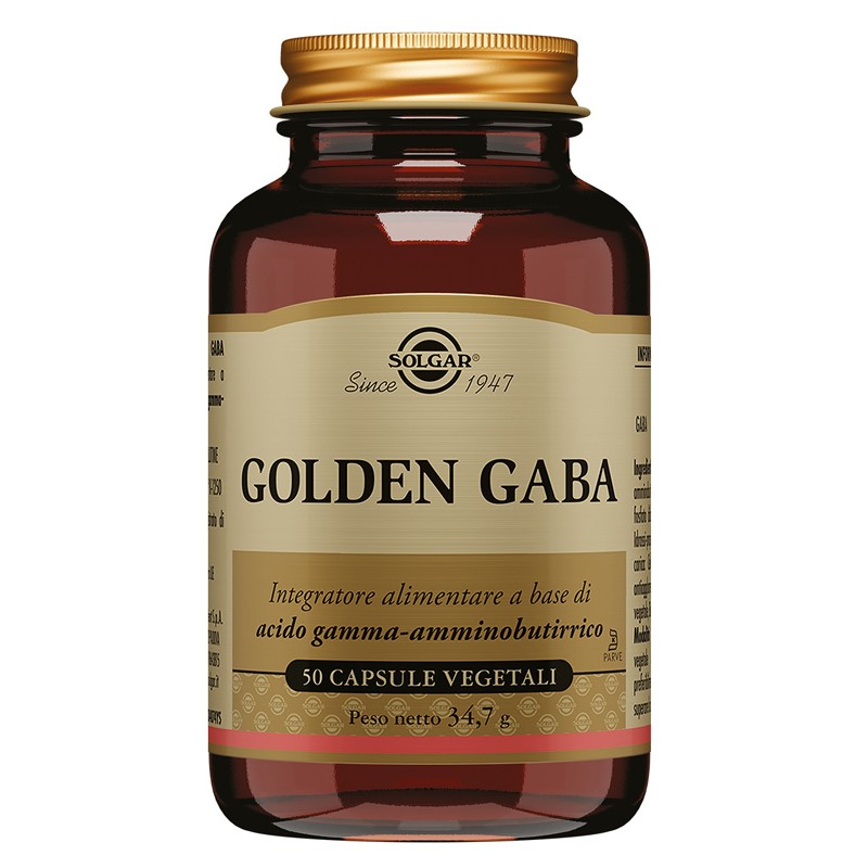 Solgar It. Multinutrient Golden Gaba 50 Capsule Vegetali - Rimedi vari - 940557958 - Solgar - € 23,66