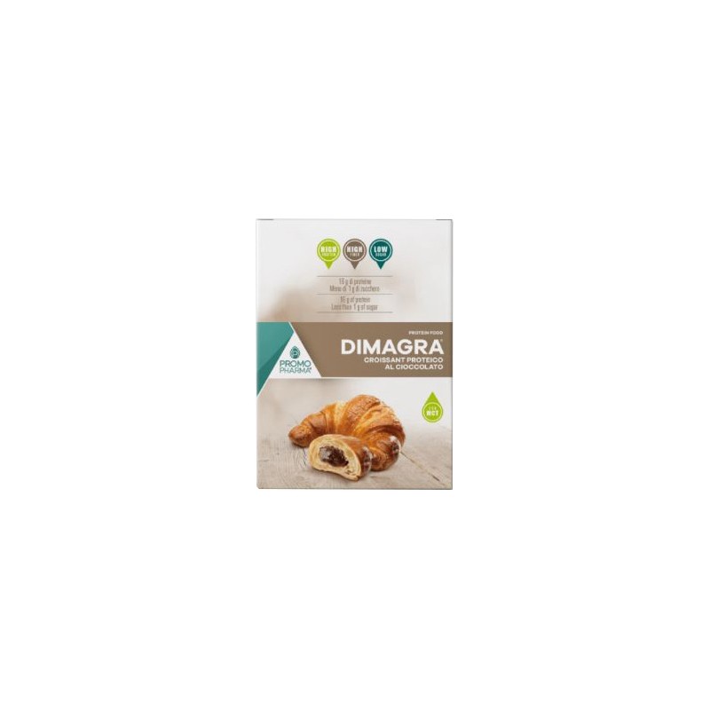 Promopharma Dimagra Croissant Proteico Cioccolato 195 G Promopharma - 1