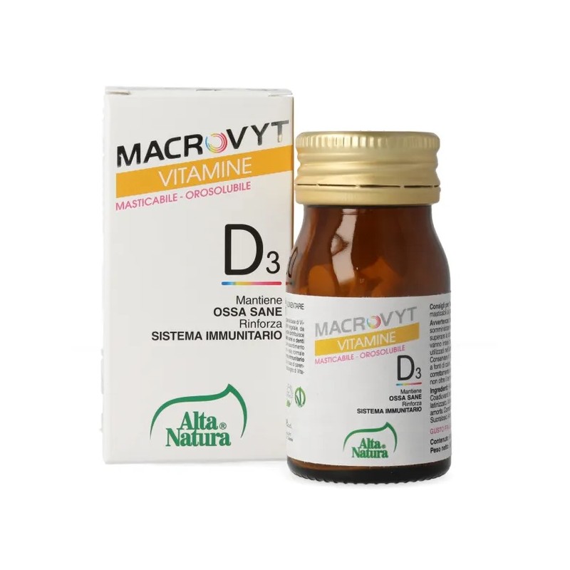 MACROVYT VITAMINA D3 VEG 60 COMPRESSE OROSOLUBILI  - 1