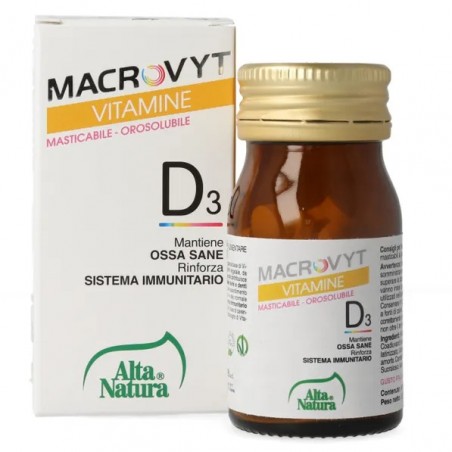 MACROVYT VITAMINA D3 VEG 60 COMPRESSE OROSOLUBILI  - 1