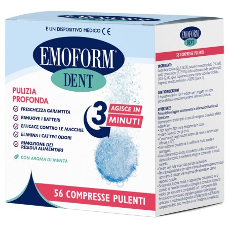 Polifarma Benessere Compresse Pulenti Emoform Dent 56 Pezzi Polifarma Benessere - 1