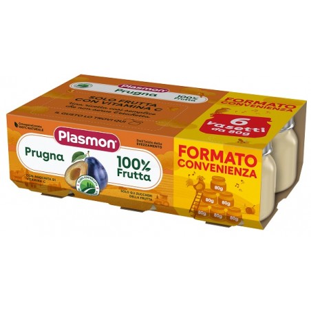 Plasmon Omogeneizzato Prugna 6x80 G Plasmon - 1