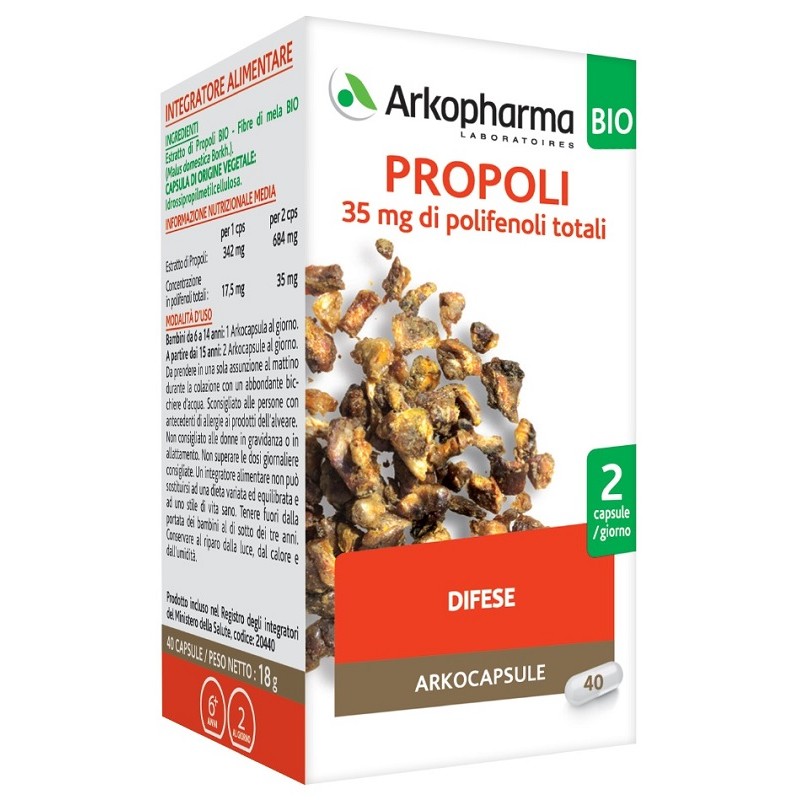 Arkofarm Arkopharma Propoli Bio 40 Capsule Arkofarm - 1