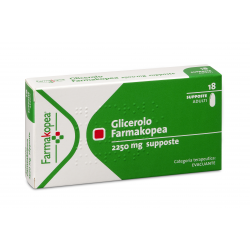Glicerolo Farmakopea Adulti 2250 Mg Supposte - Farmaci per stitichezza e lassativi - 031141031 - Farmakopea - € 2,15