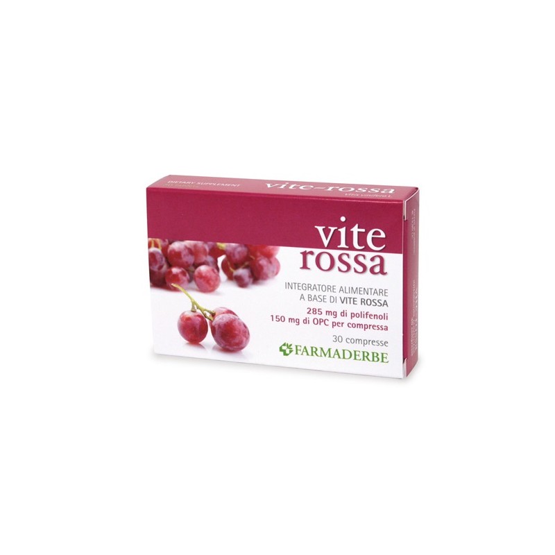 Farmaderbe Vite Rossa 30 Compresse Farmaderbe - 1