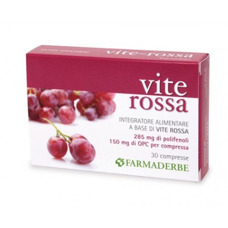 Farmaderbe Vite Rossa 30 Compresse Farmaderbe - 1