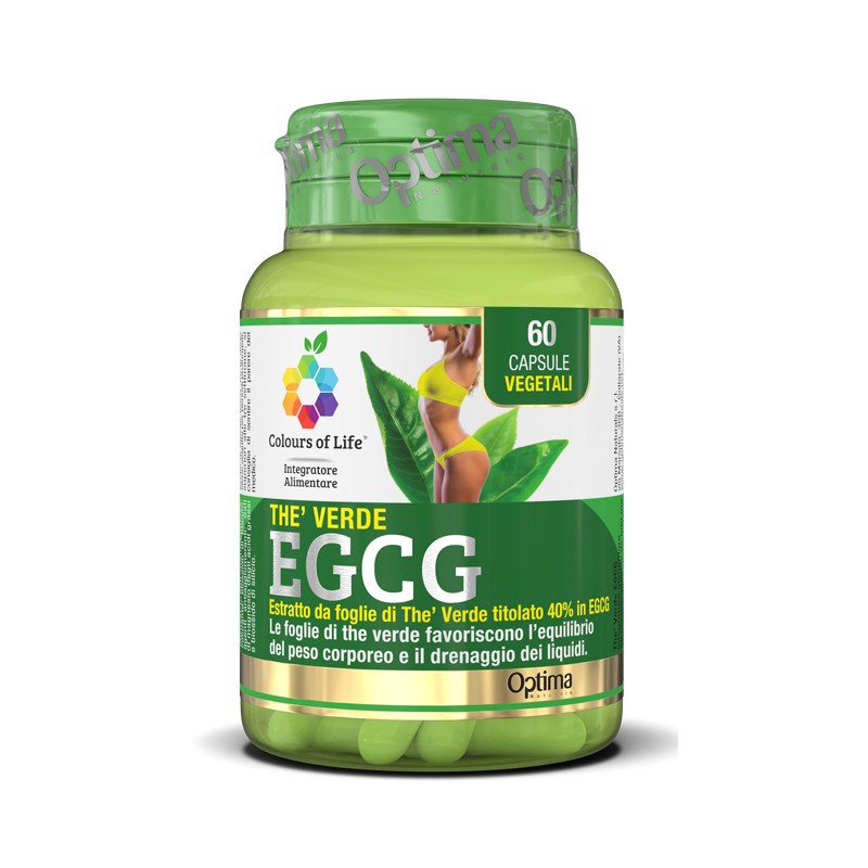 Optima Naturals Colours Of Life The Verde Egcg 60 Capsule Vegetali Optima Naturals - 1