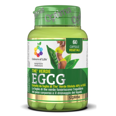 Optima Naturals Colours Of Life The Verde Egcg 60 Capsule Vegetali Optima Naturals - 1