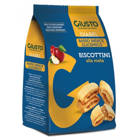 Farmafood Giusto Diabel Biscottini Mela 250 G - Rimedi vari - 985519875 - Farmafood - € 5,81