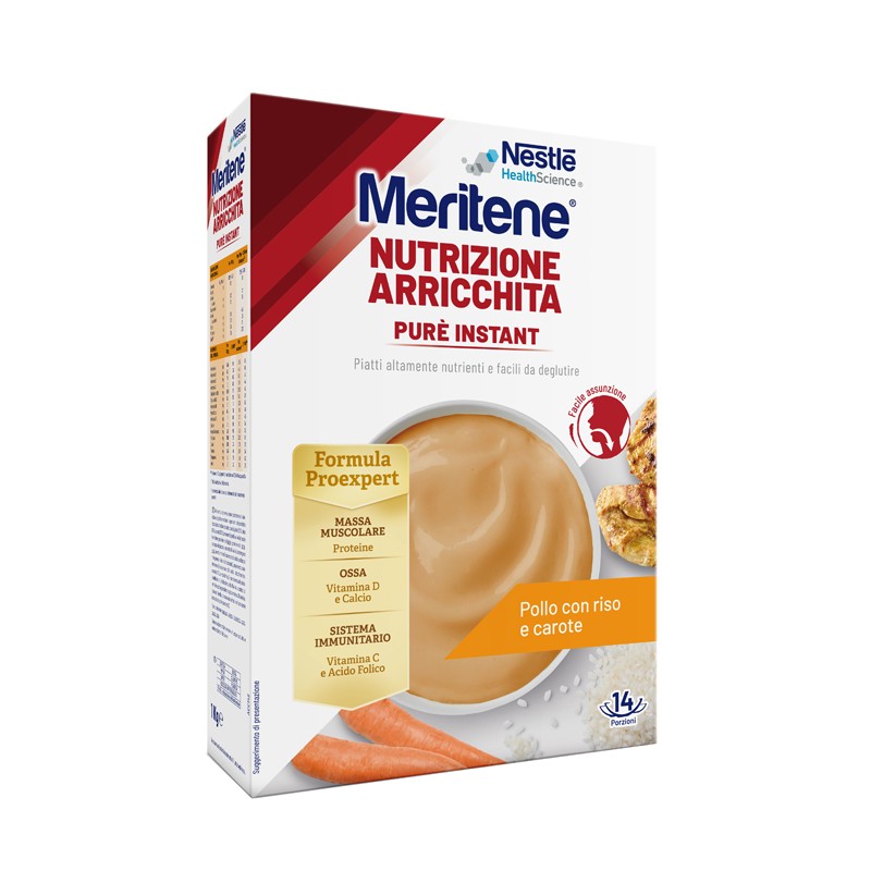 Nestle' It. Meritene Pure' Instant Pollo Con Riso E Carote 1 Kg Nestle' It. - 1