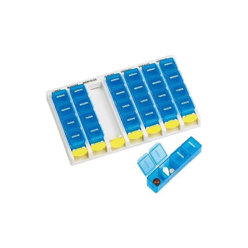 Farmac-zabban Portapillore Set Medstimanale 4 Dosi Meds - Rimedi vari - 972734495 - Farmac-Zabban - € 11,19