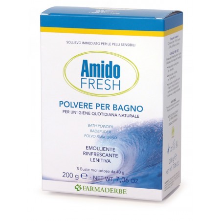 Farmaderbe Amido Fresh Polvere Bagno 5 Bustine Farmaderbe - 1