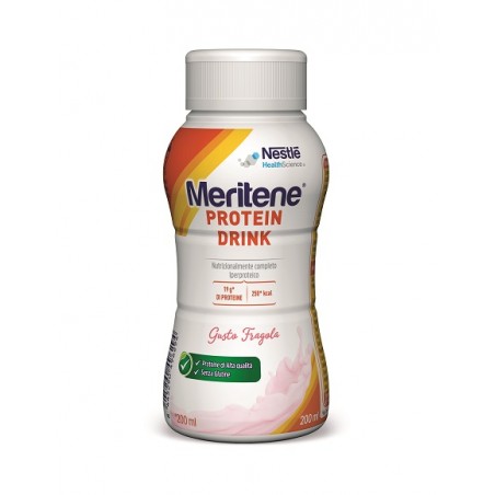 Nestle' It. Meritene Protein Drink Fragola 200 Ml - Rimedi vari - 986830949 - Nestle' It. - € 3,86