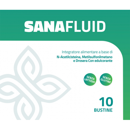 Sanafluid Integratore Fluidificante per Secrezioni Bronchiali 10 Bustine Farmadea - 1