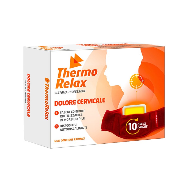 Alsipharma Thermorelax Fascia Dolore Cervicale+4 Dispositivi Autoriscaldanti Alsipharma - 1