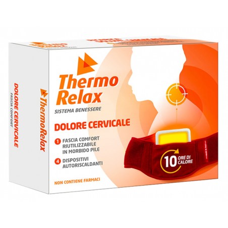 Alsipharma Thermorelax Fascia Dolore Cervicale+4 Dispositivi Autoriscaldanti Alsipharma - 1