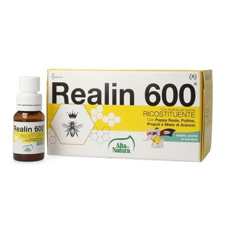 Alta Natura-inalme Realin 600 10 Flaconcini Sdc 10 Ml Tappo Dosatore 400 Mg - Rimedi vari - 981921341 - Alta Natura - € 16,29