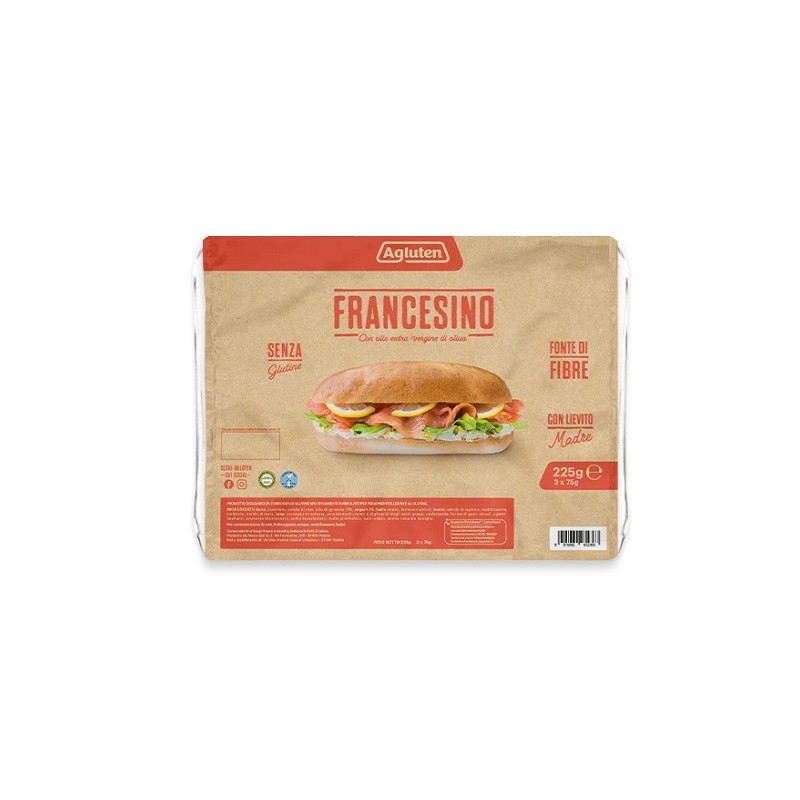 Nove Alpi Agluten Il Francesino 225 G - Rimedi vari - 987259165 - Nove Alpi - € 3,97