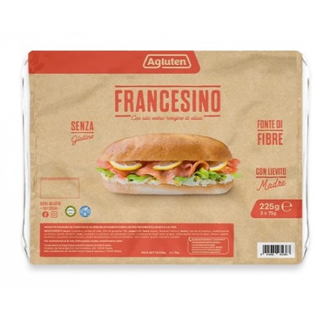 Nove Alpi Agluten Il Francesino 225 G - Rimedi vari - 987259165 - Nove Alpi - € 3,97