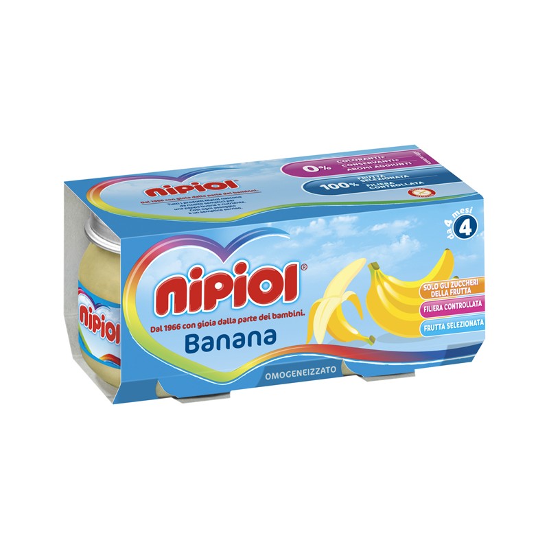 Nipiol Omogeneizzato Banana 2 X 80 G Nipiol - 1