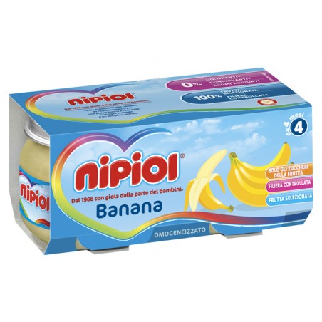 Nipiol Omogeneizzato Banana 2 X 80 G Nipiol - 1