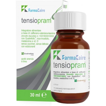 Farmakaire Tensiopram Gocce 30 Ml Gusto Arancia E Lime Farmakaire - 1