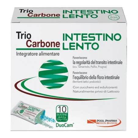 Pool Pharma Triocarbone Intestino Lento 10 Bustine Pool Pharma - 1