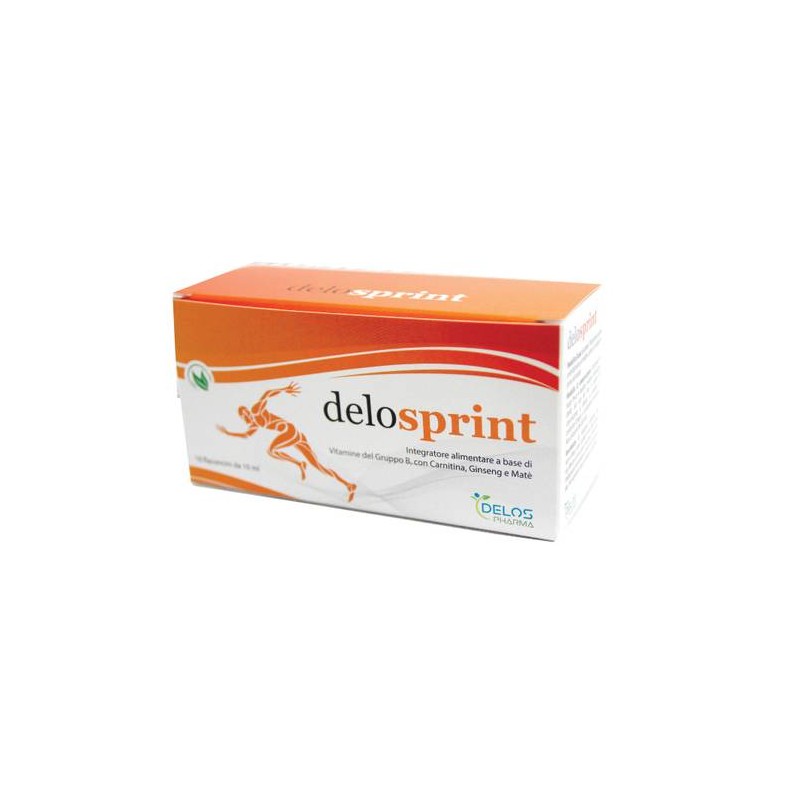 Delosprint Integratore Energetico per Sportivi 10 Flaconcini Delos Pharma - 1