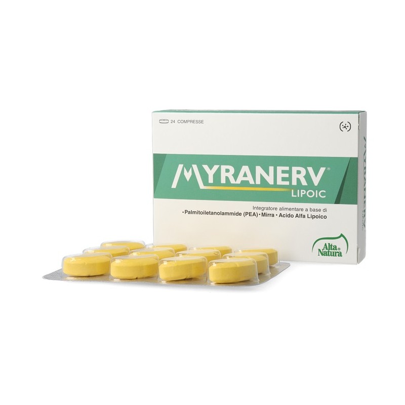 Alta Natura-inalme Myranerv Lipoic 24 Compresse Alta Natura - 1