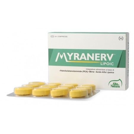 Alta Natura-inalme Myranerv Lipoic 24 Compresse Alta Natura - 1