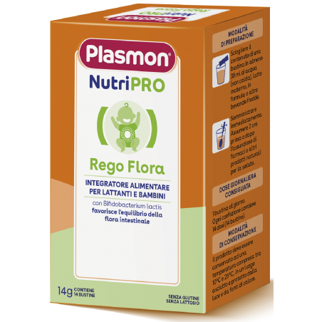 Plasmon NutriPRO Rego Flora Equilibrio Flora Intestinale 14 Bustine Plasmon - 3