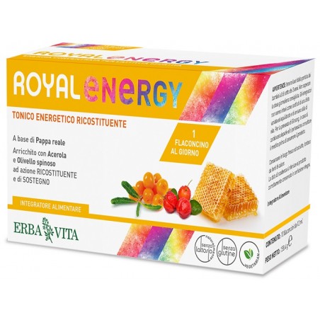 Erba Vita Group Royal Energy 10 Flaconcini - Integratori per concentrazione e memoria - 979391707 - Erba Vita - € 11,96