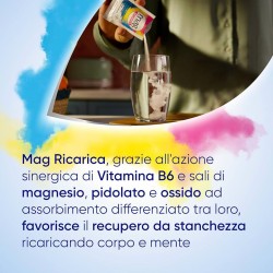 Mag Ricarica 24 Ore Integratore di Magnesio e Vitamina B6 24 Bustine Mag - 4