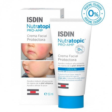 Isdin Nutratopic Pro-Amp Crema Viso per Pelle Atopica 50 ml Isdin - 1