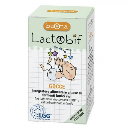 Buona Lactobif Fermenti Lattici Vivi per Bambini Gocce Buona - 1