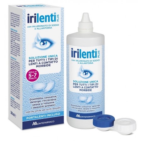 Montefarmaco Otc Soluzione Unica Per Lenti A Contatto Irilenti 360 Ml + Portalenti Montefarmaco - 1