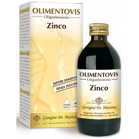 Dr. Giorgini Ser-vis Olimentovis Oligoelemento Zinco Liquido Analcolico Senza Zuccheri 200 Ml 40 Dosi Dr. Giorgini - 1