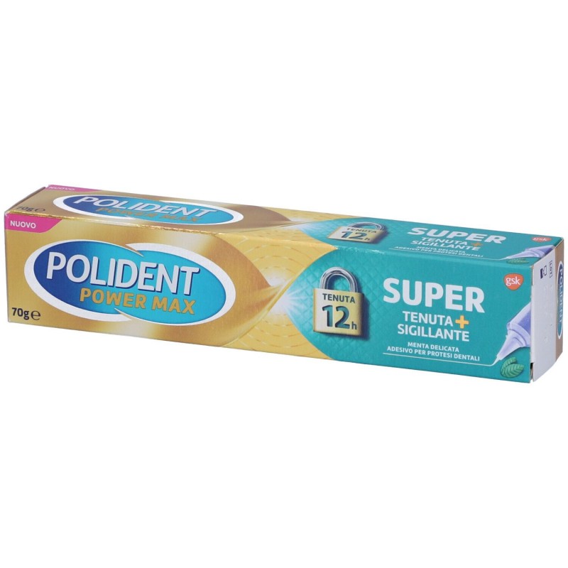 POLIDENT SUPER TENUTA + SIGILLANTE MENTA DELICATA ADESIVO PROTESI DENTALE 70 G Polident - 1