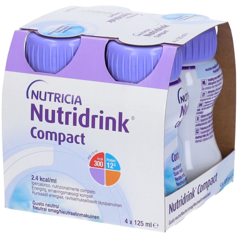 Danone Nutricia Soc. Ben. Nutridrink Compact Neutro 4x125 Ml - Rimedi vari - 926742002 - Danone Nutricia Soc. Ben. - € 17,52