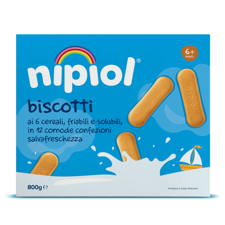 Nipiol Biscotti 6 Cereali Special Pack 20 Confezioni Da 66,5 G Nipiol - 1